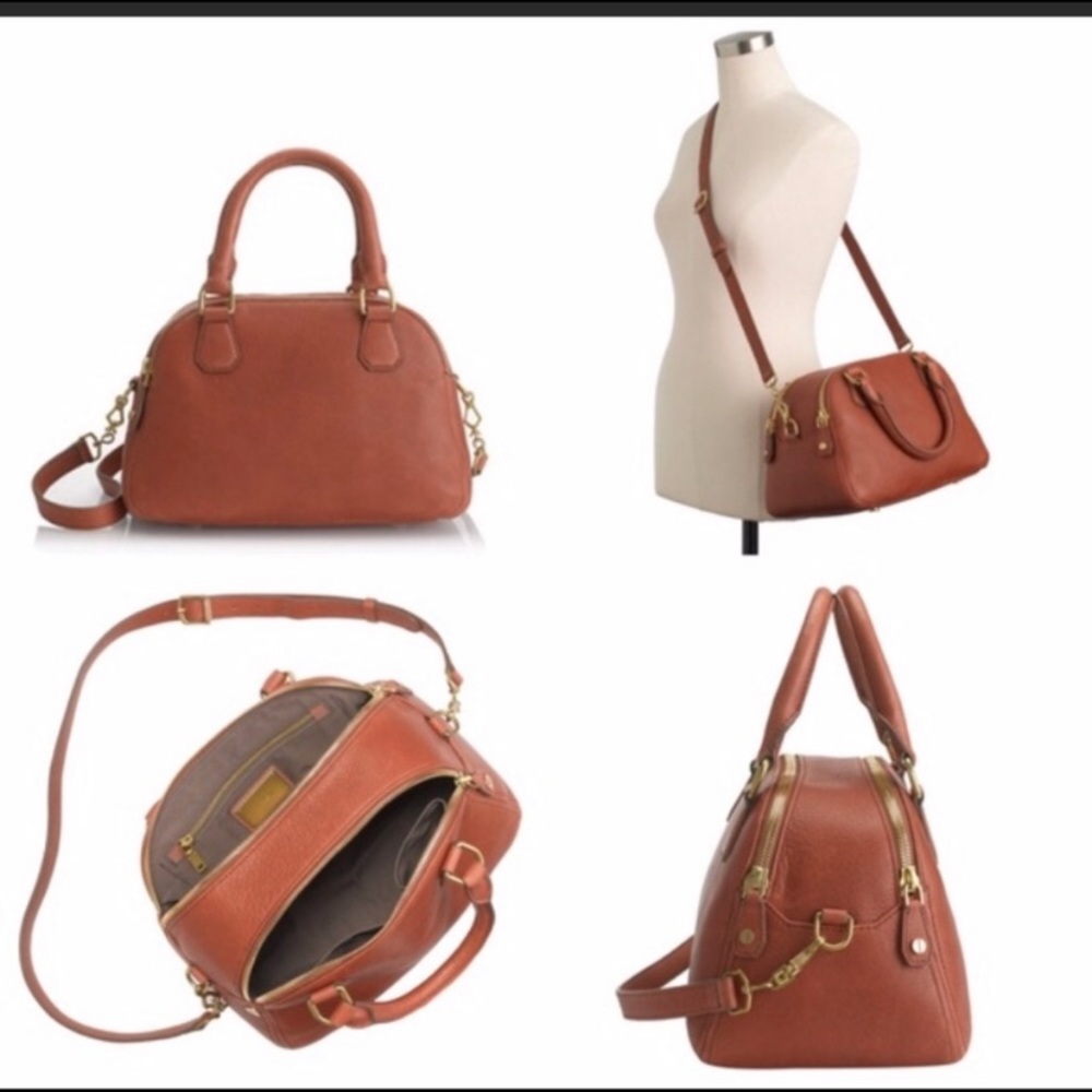J Crew Biennial Satchel - with tags - camel